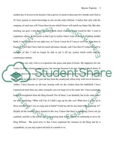 My Bayeux Tapestry Experience