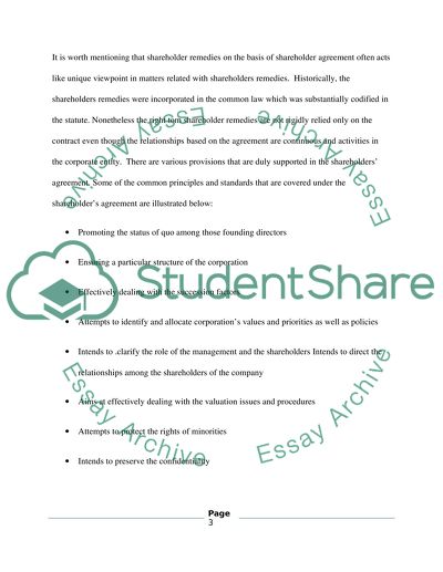 Shareholder Agreement and Pre-Emptive Rights
