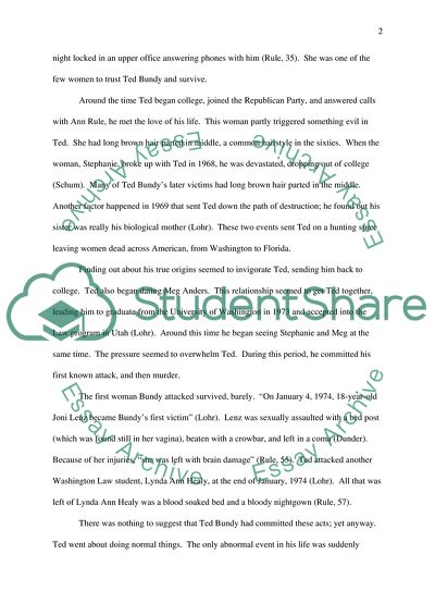 Ted Bundy: Prolific Serial Killers of All Time