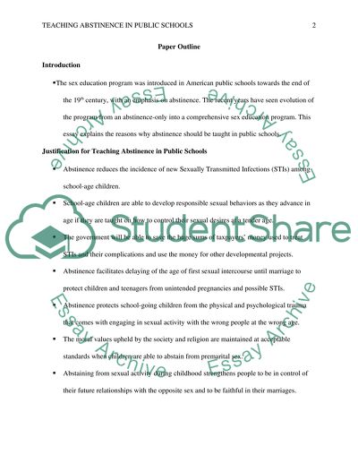 Public Schools Sex Ed Teach Abstinence Only
