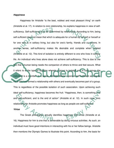 Aristotle on Civic Relationship