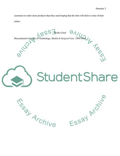 Poor Prediction and Production Planning