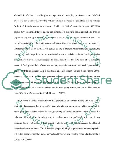 African-American NASCAR Driver by Frank Scott