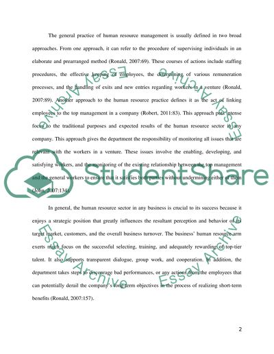 Human Resource Management in Canada