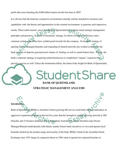 Strategic Management