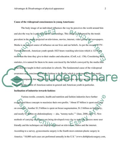 Advantages and Disadvantages of Physical Appearance