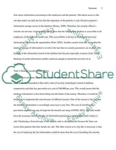 IT Security. Epworth