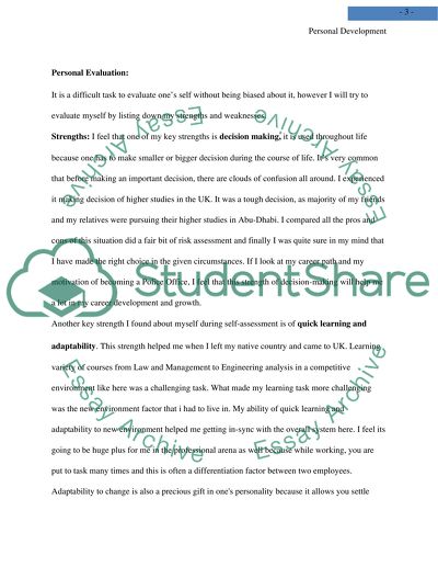 Personal Development