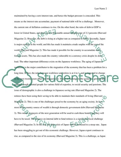 Differences between Japanese and the US Economy