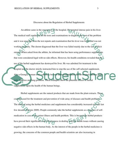 Herbal supplements should be regulated as prescription drugs