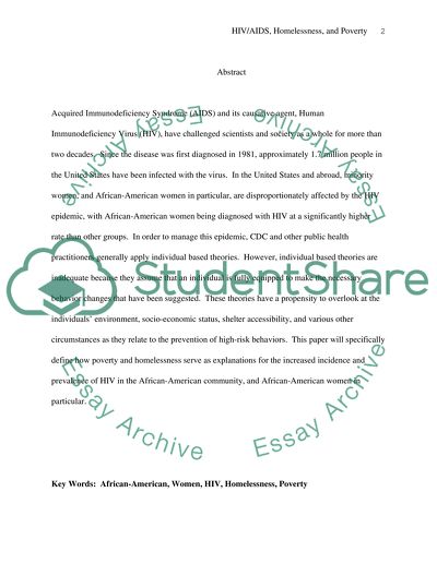 HIV Infections and African-American Women