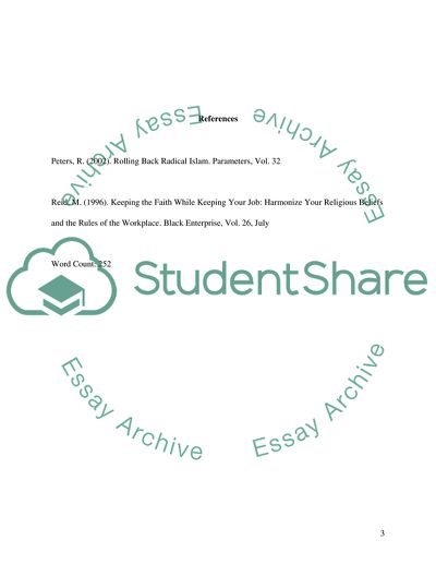 Islam and the Workplace