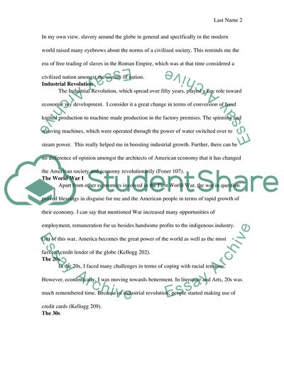 A Short Diary of our History