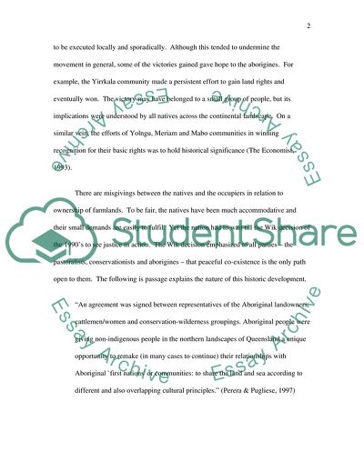 Are Land Rights or Special Rights in Australia