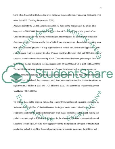 Financial Crisis in the UK