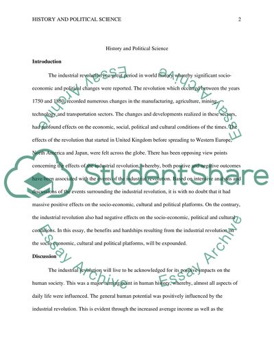 History and Political Science