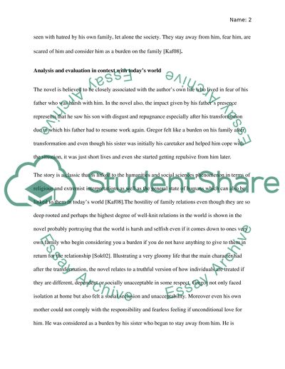 What defines The Metamorphosis