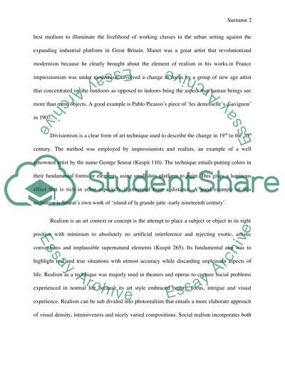 New styles and techniques of art