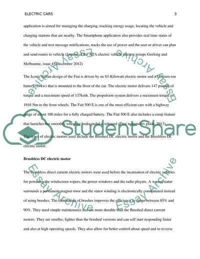 Chrysler Electrical Cars