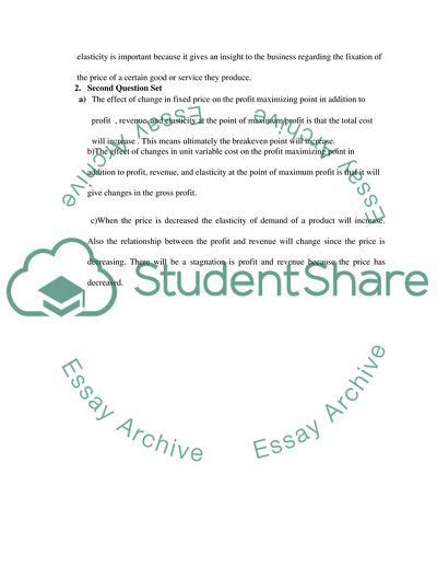 Pricing Analysis Paper