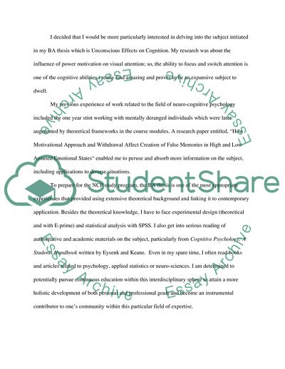 The field of neuro-cognitive psychology