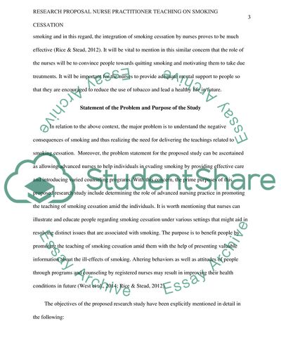 The Role of the Advanced Practice Nurse in Promoting Smoking Cessation
