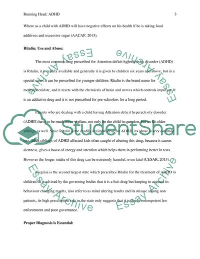 Children with Attention Deficit Hyperactivity Disorder