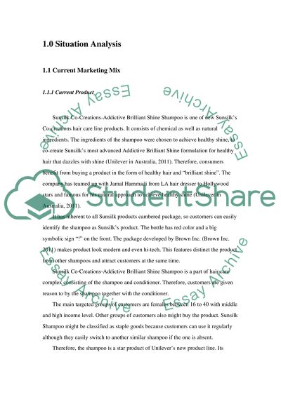 Target Market Identification Report Sunsilks Co-creations