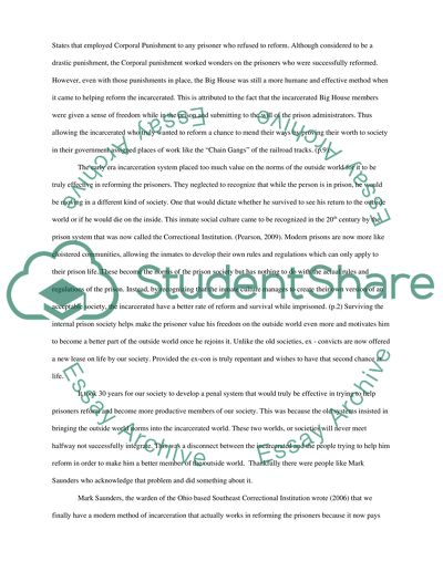 The History of Incarceration in the United States. The Use of Private Prisons to Incarcerate Prison Inmates