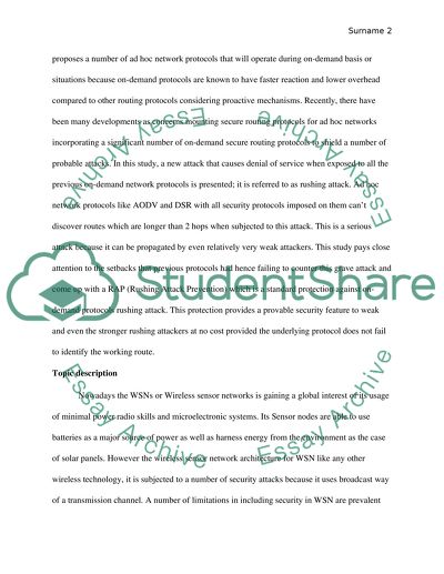 Sensor Network Secure Routing Protocols