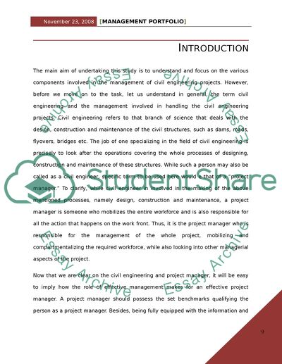 Management Portfolio
