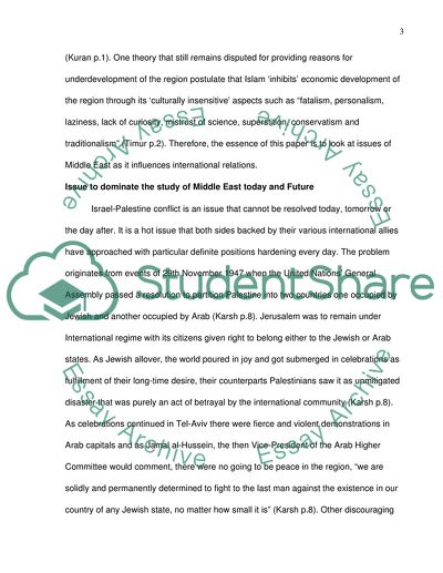 Middle East In The Global Politics