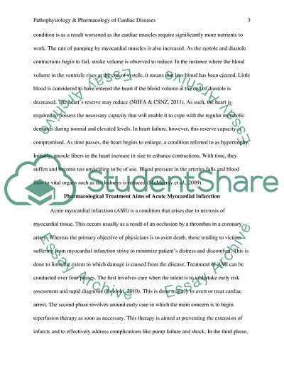 Pathophysiology and Pharmacology of Cardiac Diseases