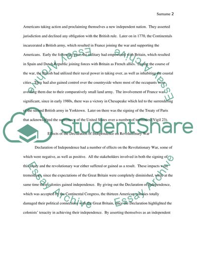 How the Declaration of Independence Was Accepted in America and Europe