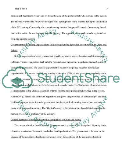 Political History and Development of Nursing Education between China and Poland