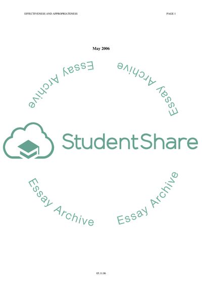 Research Methods: Assessment of Case Studies