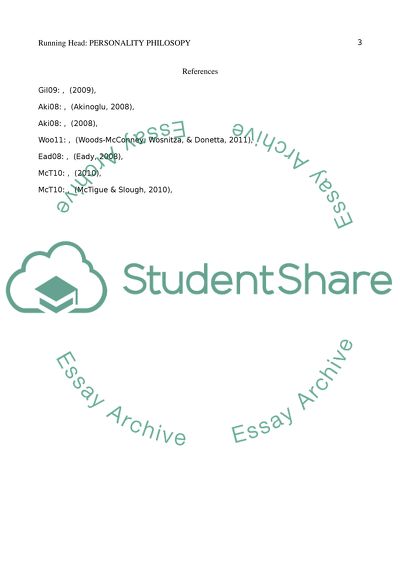 Personal philosophy of science education in a primary class