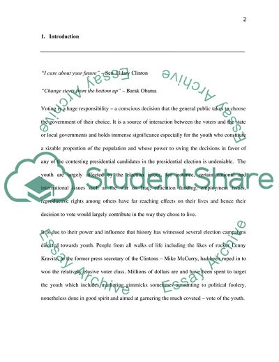 Patterns in Youth Vote