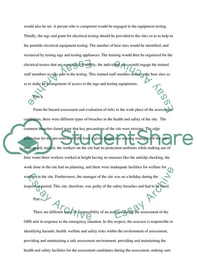 The Work Health and Safety Skills