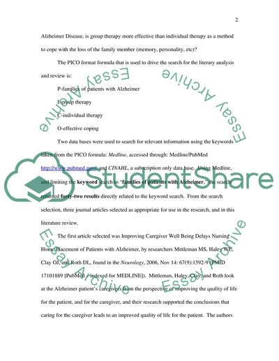 Alzheimer Disease and Methods of Dealing with It