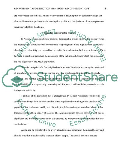 Recruitment and Selection Strategies Recommendations