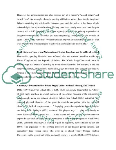 Rugby Union and Nationalism in Irelandnat