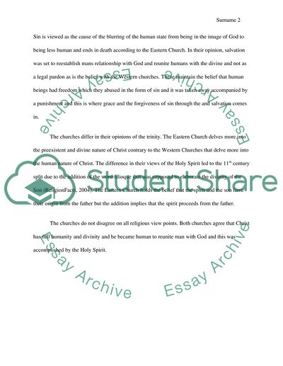 Distinctions of Eastern Orthodox Christianity