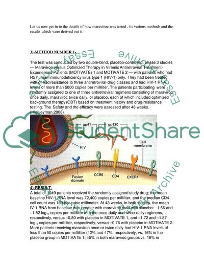 Maraviroc: A New Hope for the Future of the HIV Infected Patients