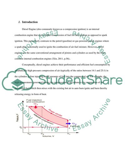 Mechanical Engineering Analysis and Techniques for a Diesel Engine Mechanical Systems