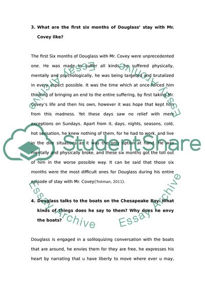 Frederick douglass question