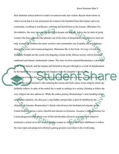 The Role of Women in African Society