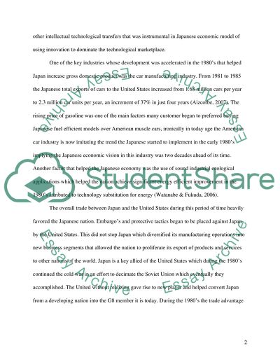 U.S. & Japanese Economy