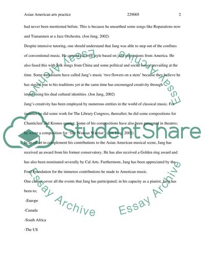 Jon Jangs Contribution to Asian American Arts Practice