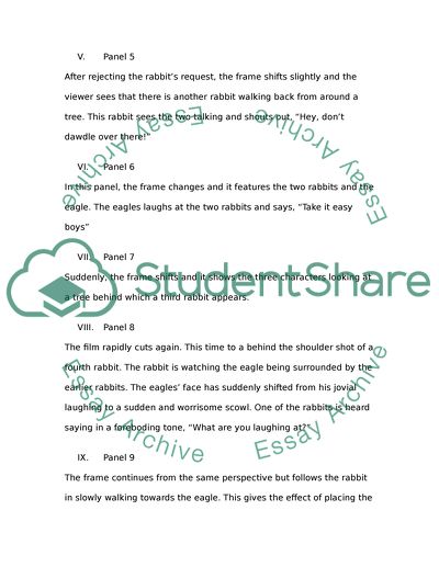 Story outline of one minute film idea